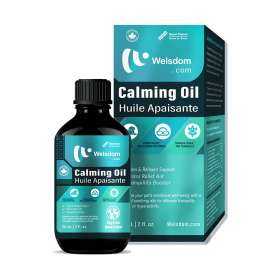 Welsdom Calming Oil for Dogs & Cats - Natural Relaxation