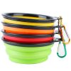 Collapsible TPR Pet Travel Bowls - BPA-Free 4-Pack