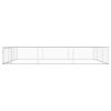 Extra Large Silver Galvanized Steel Dog Kennel