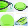 Collapsible TPR Pet Travel Bowls - BPA-Free 4-Pack