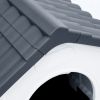 Gray Polypropylene Dog House 22 x 27 x 26 Inch