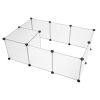 Portable Plastic Pet Playpen for Puppies & Small Animals