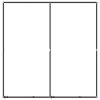 Powder-Coated Steel Dog Kennel 39.7 Sq Ft - 75 x 75 Inch