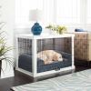 Orthopedic Memory Foam Dog Bed with Cooling Gel & Headrest