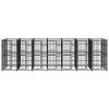 Powder-Coated Steel Dog Kennel 138.9 Sq Ft Pen