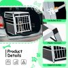 Aluminum Pet Travel Crate 35 x 25 x 27 Inch for Car