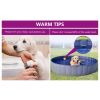 Foldable Pet Swimming Pool 6.5 Ft - Blue PVC