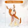 43.5 Inch LED Lighted Christmas Puppy Yard Decoration