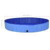 Foldable Pet Swimming Pool 6.5 Ft - Blue PVC