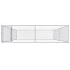 Galvanized Steel Dog Kennel 13.1 x 13.1 Ft Chain-Link