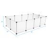 Portable Plastic Pet Playpen for Puppies & Small Animals