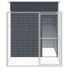 Anthracite Steel Dog House & Run 65 x 99 Inch