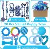 Puppy Teething Chew Toys 20-Pack for Small Dogs