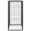 Black Steel Dog Playpen 19.7 x 39.4 Inch Panels