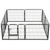 8-Panel Steel Dog Playpen 31.5 x 23.6 Inch for Small Dogs