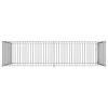 Silver Steel Outdoor Dog Kennel - 13 Ft Long Pen