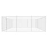 Galvanized Steel Dog Kennel 224 x 224 x 73 Inch