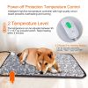 Waterproof Pet Heating Pad 27 x 18 Inch, Adjustable