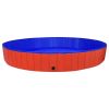 PawSplash Foldable Dog Pool 118 Inch - Red PVC