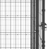 Steel Outdoor Dog Kennel with Mesh Walls for Large Breeds