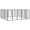 20-Panel Portable Dog Playpen 20 x 40 Inch, Black