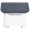 Gray Polypropylene Dog House 23 x 29 x 26 Inch