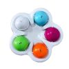ALL4U Dog Puzzle Treat Dispenser with 5 Compartments