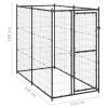 Steel Outdoor Dog Kennel with Mesh Walls for Large Breeds