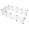 Portable Plastic Pet Playpen for Puppies & Small Animals