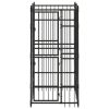 Powder-Coated Steel Dog Kennel 19.8 Sq Ft Enclosure