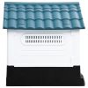 Blue Polypropylene Outdoor Dog House for Small Dogs