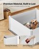 VEVOR PVC Whelping Box 60 x 60 Inch with Adjustable Door
