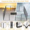 16-Panel Outdoor Dog Playpen 40 Inch with Doors