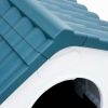 Blue Polypropylene Outdoor Dog House for Small Dogs
