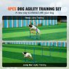 VEVOR 4-Piece Dog Agility Training Set with Hurdles