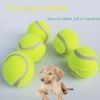 Small Rubber Dog Tennis Balls 3-Pack for Fetch & Training