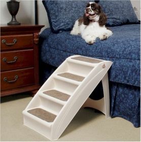 PetSafe Folding Plastic Dog Steps - 4 Step, 120 lb