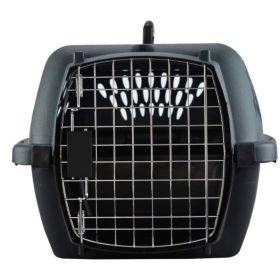 Aspen Pet Porter Heavy (Option: Duty Pet Carrier Storm Gray and Black  Pets up to 15 lbs)
