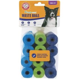 Arm and Hammer Dog Waste Refill Bags Fresh Scent Assorted Colors (Option: 180 count)