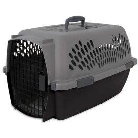 Aspen Pet Fashion Pet Porter Kennel Dark Gray and Black (Option: 10 20 lbs)