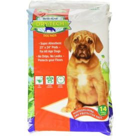 Penn Plax Dry (Option: Tech Dog and Puppy Training Pads 23" x 24"  14 count)