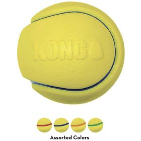 KONG Squeezz Tennis Ball Assorted Colors (Option: Large  1 count)