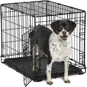 MidWest Contour Wire Dog Crate Single Door (Option: Small  1 count)