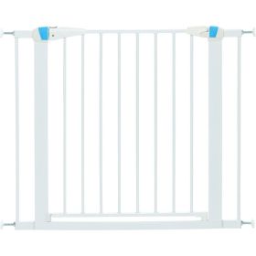 MidWest Glow in the Dark Steel Pet Gate White (Option: 29" tall  1 count)