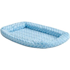 MidWest Double Bolster Pet Bed Blue (Option: XSmall  1 count)
