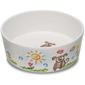 Loving Pets Dolce Moderno Bowl Puppy Forever Design (Option: Small  1 count)