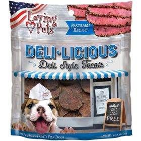 Loving Pets Deli (Option: Licious Deli Style Treats Pastrami Recipe  6 oz)