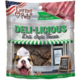 Loving Pets Deli (Option: Licious Deli Style Treats Corned Beef Recipe  6 oz)