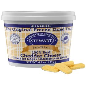 Stewart Freeze Dried Cheddar Cheese Dog Treats (Option: 4.2 oz)