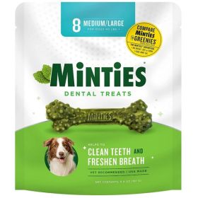 Sergeants Minties Dental Treats for Dogs Medium Large (Option: 8 count)